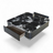 Black Marble Coffee Table with Dual Drawers