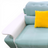 Modern Two‑Seater Comfort Sofa