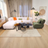 Dual-Surface Marble & Glass Statement Table 1+1