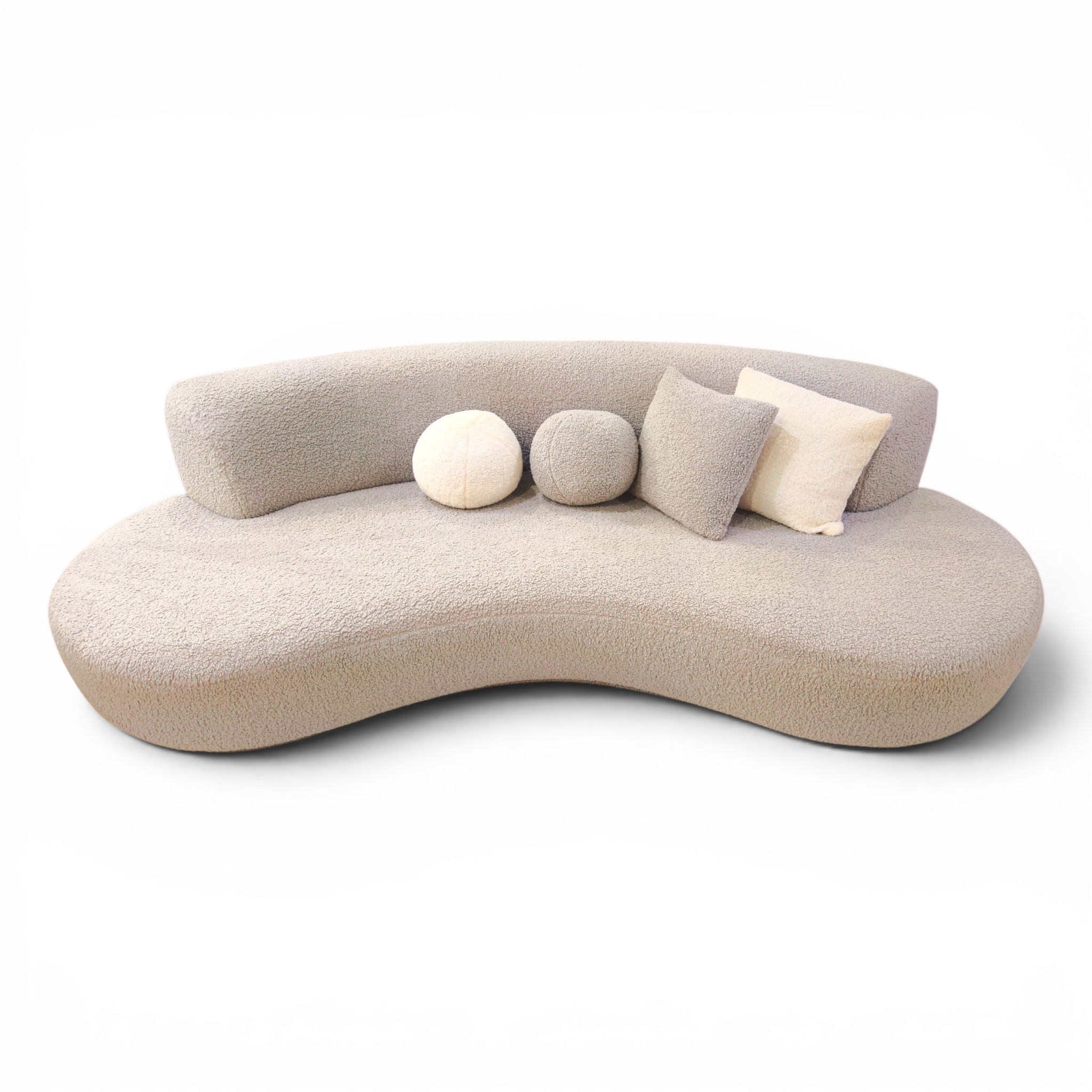Modern Curved Sofa Set – 3+2+1+1