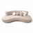 Modern Curved Sofa Set – 3+2+1+1