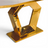 Luxury Geometric Gold Accent Table