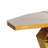 Luxury Geometric Gold Accent Table