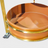 Modern Leather‑Finish Serving Cart