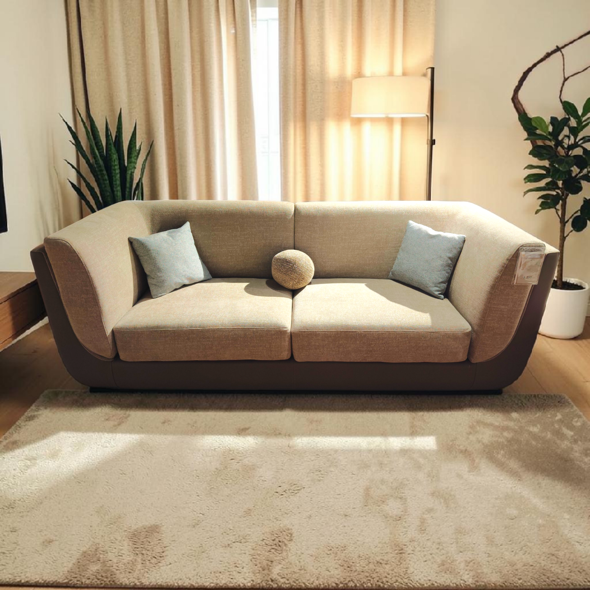 Contemporary Beige Sofa