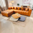 Caramel Artifical Leather L‑Shaped Sofa – Modern Comfort & Premium Style