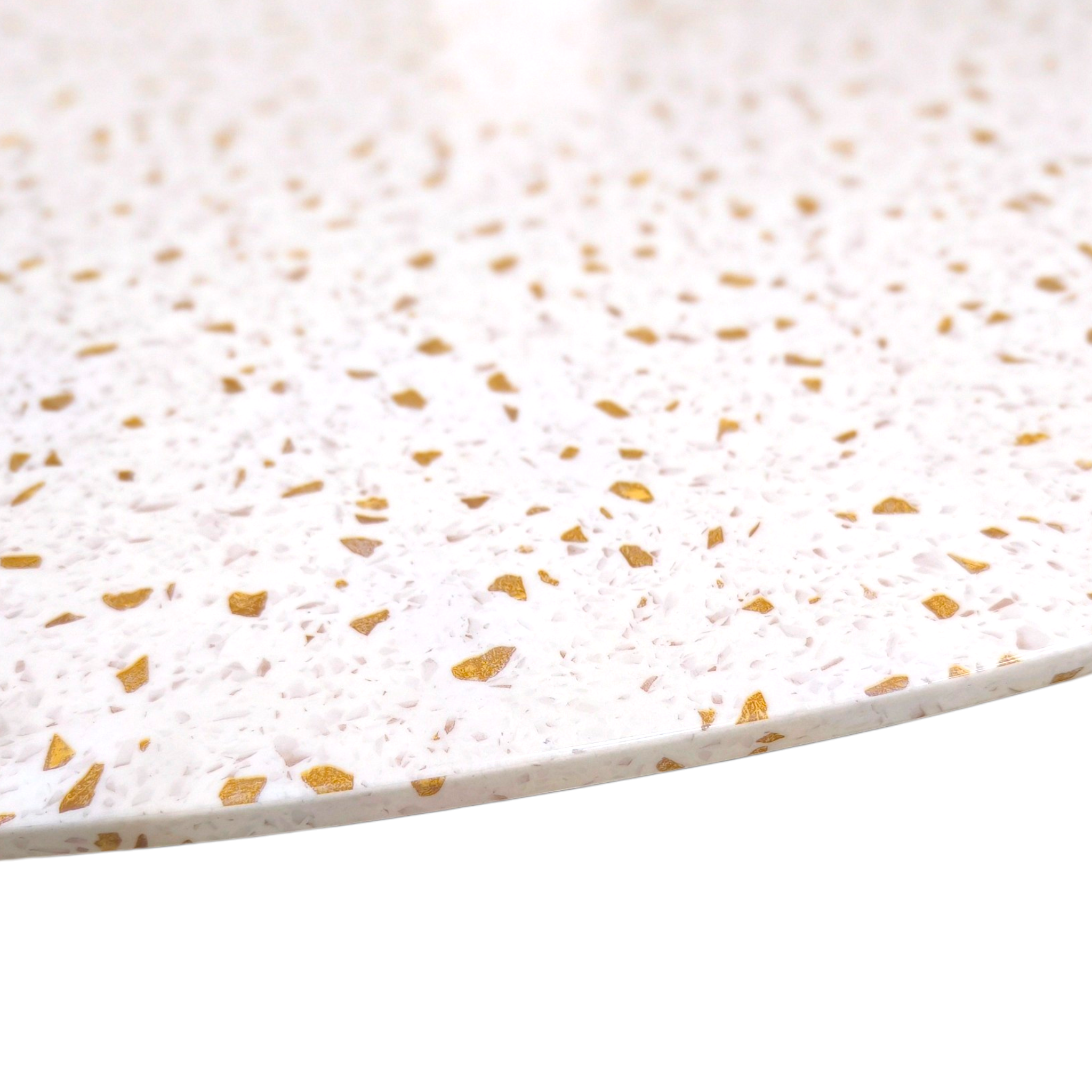 Terrazzo Dining Table Set with Upholstered Chairs & Bench – Modern Elegance