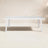 White Pearl Aluminum Outdoor Dining Table