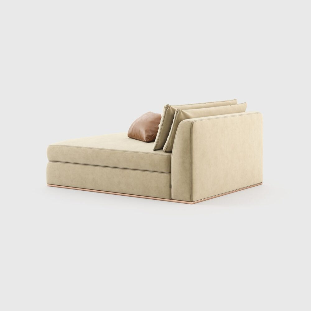 Indigo chaise longue