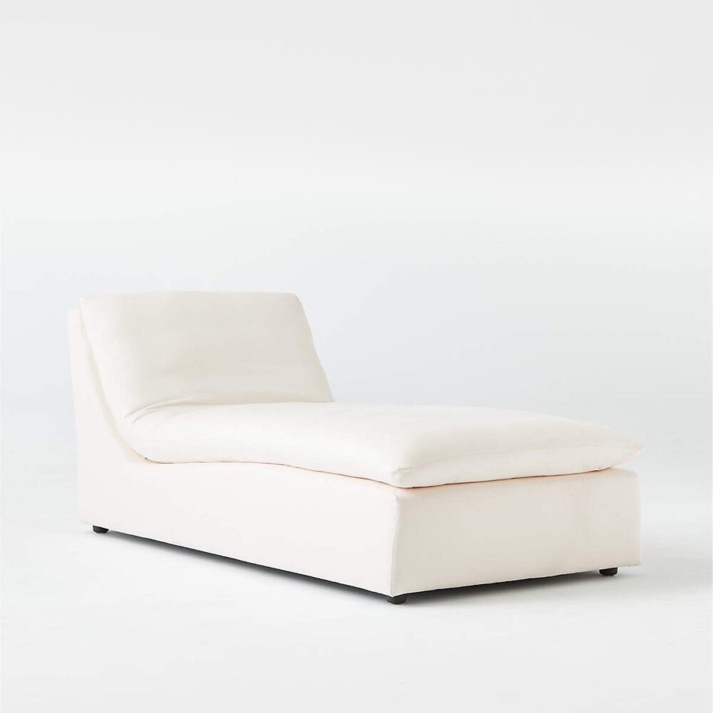 Ivory Chaise Lounge