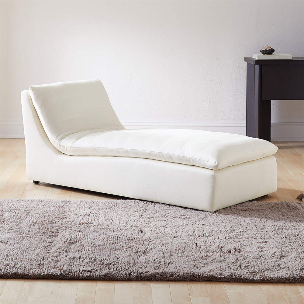 Ivory Chaise Lounge