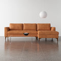 Kerlain Full-Grain Artificial Leather Sectional Sofa