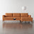 Kerlain Full-Grain Artificial Leather Sectional Sofa