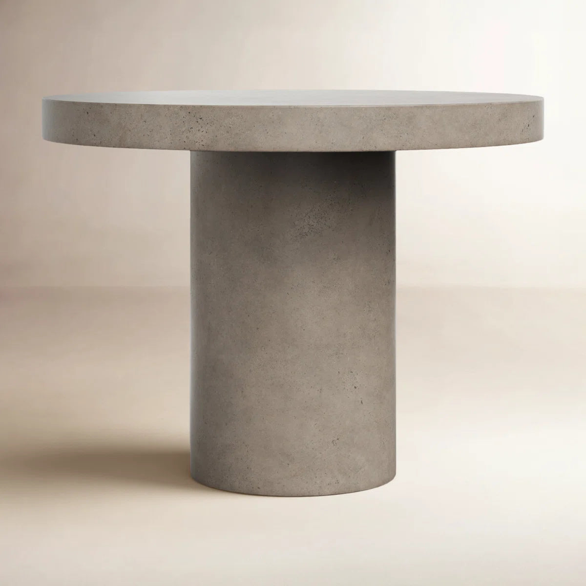 Concrete Pedestal Dining Table