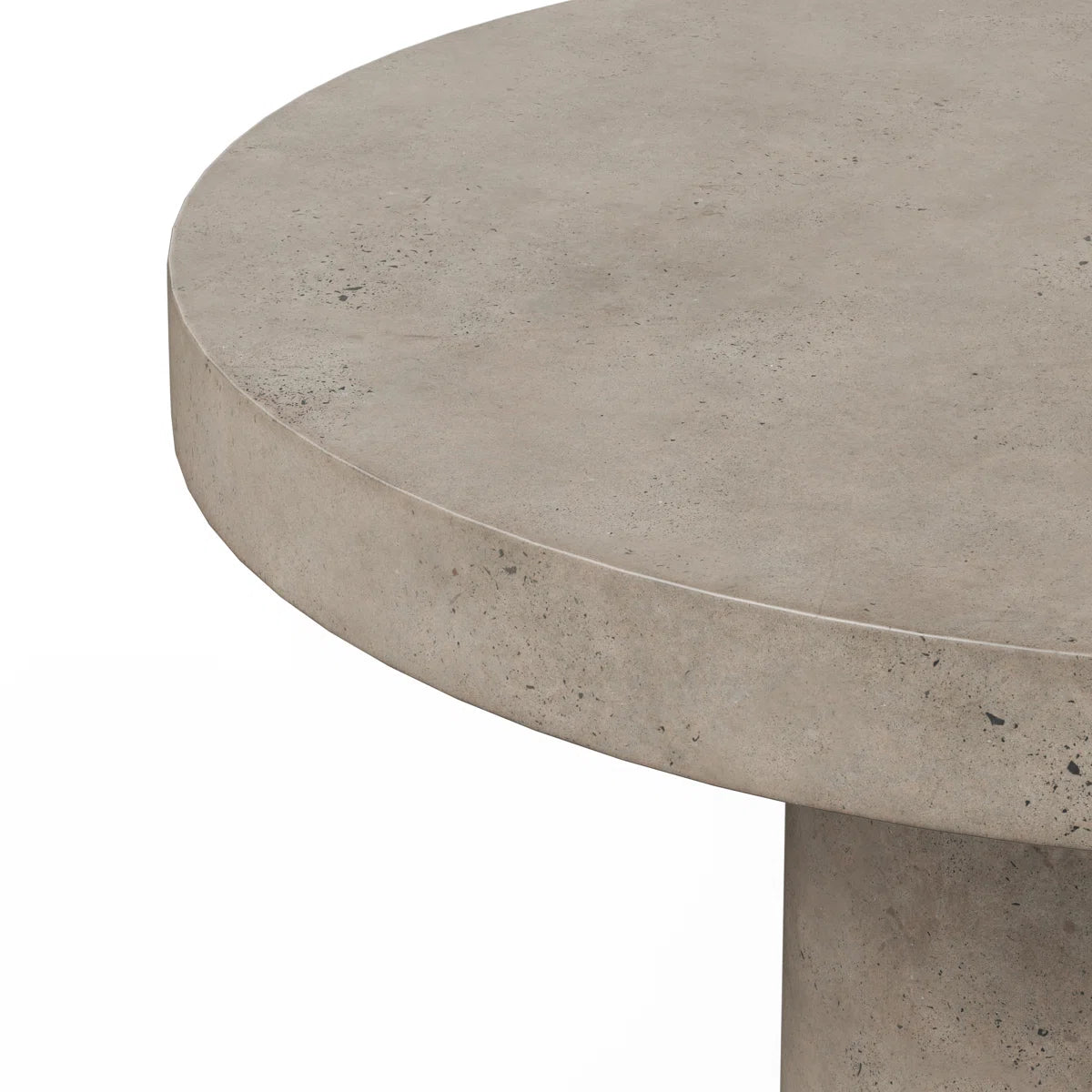 Concrete Pedestal Dining Table