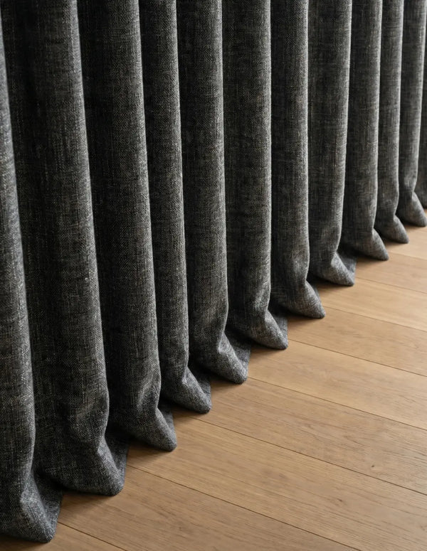 Anthracite Single Layer Grey Blackout Curtain