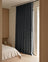 Anthracite Single Layer Grey Blackout Curtain