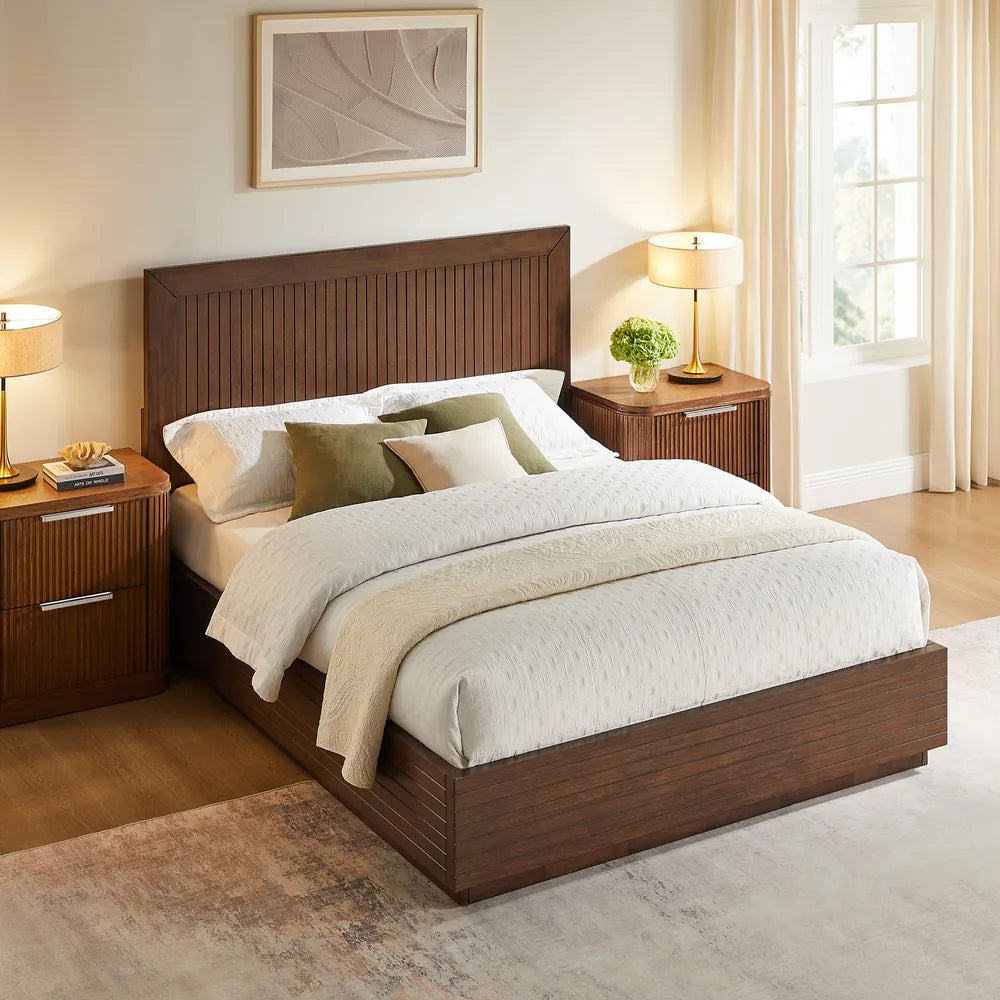 Luxury Fluted Bed