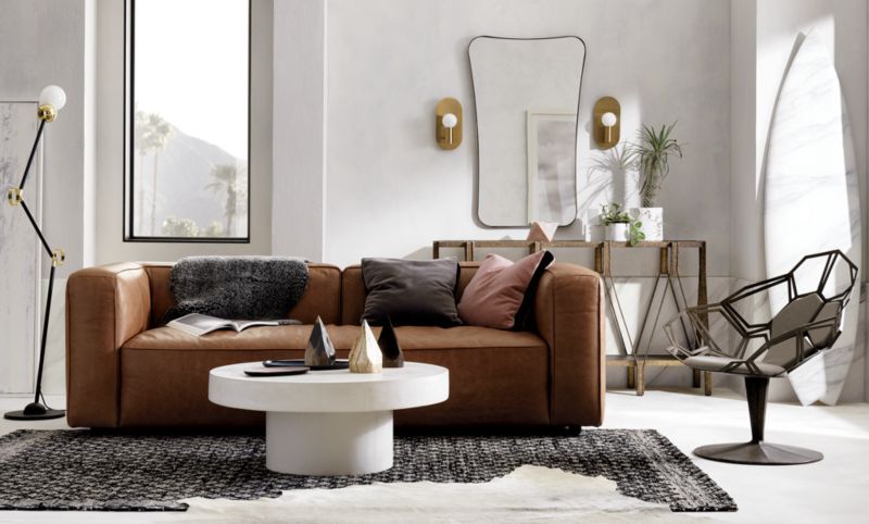 Lennox Vegan Leather 3-Seater Sofa
