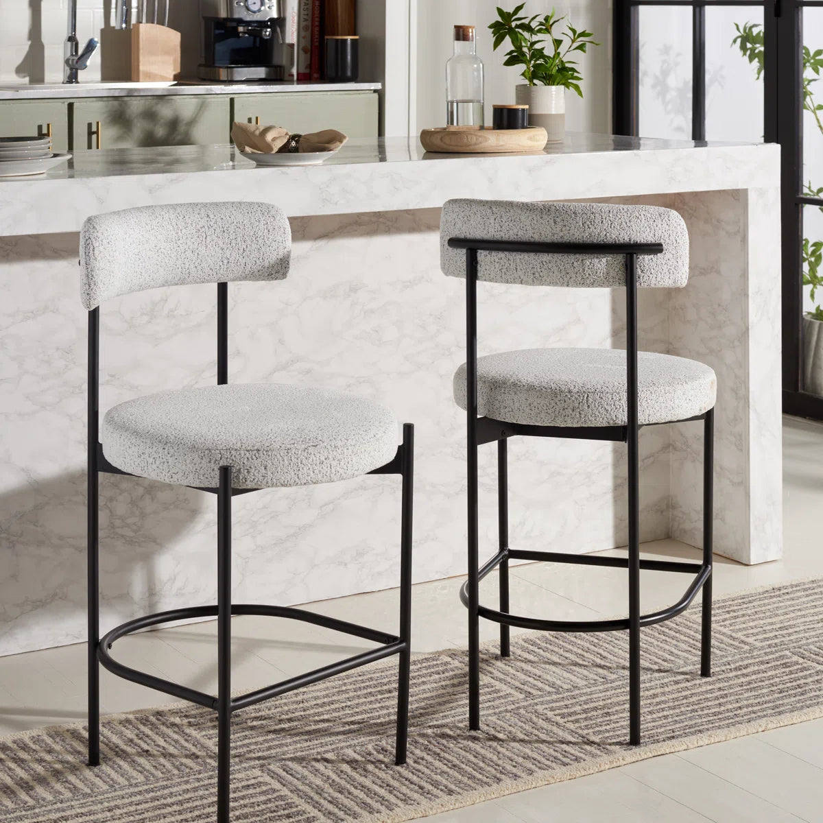 Linto Upholstered Counter Stool