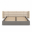 Modern Luxury 5-Piece Bedroom Set with LED Glass Wardrobe & Shoe Rack