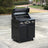 Thor Kitchen 4-Piece Modular Outdoor Kitchen Island - Black