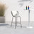 Monk Outdoor Bar Stool with Sunbrella® Cushion
