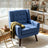 Marcellus Tufted Linen Armchair