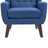Marcellus Tufted Linen Armchair
