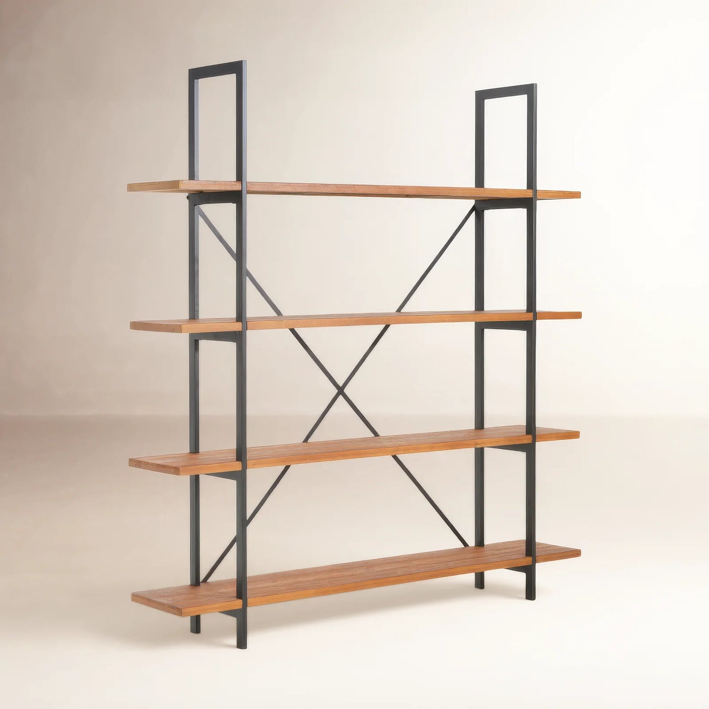 Marielle Wide Etagere Bookcase