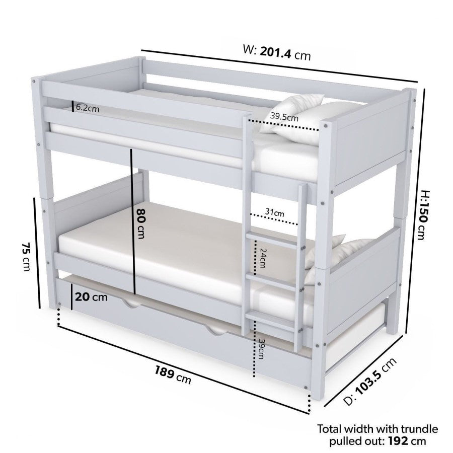 Mason Triple Sleeper Bunk Bed