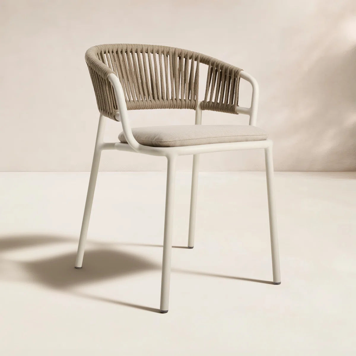 Outdoor Dining Armchair with Sunbrella® Cushion