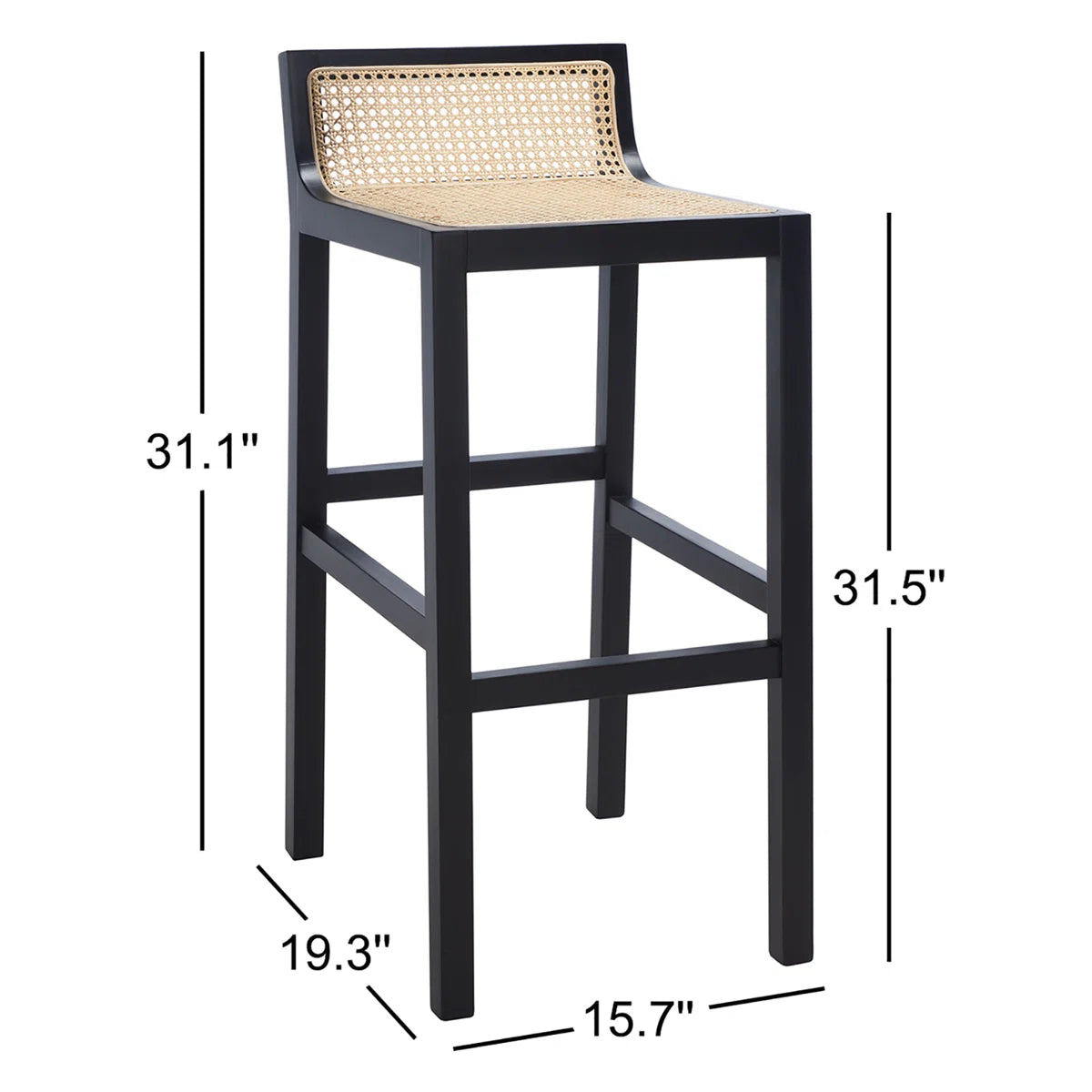 Mcar Cane Bar Stool