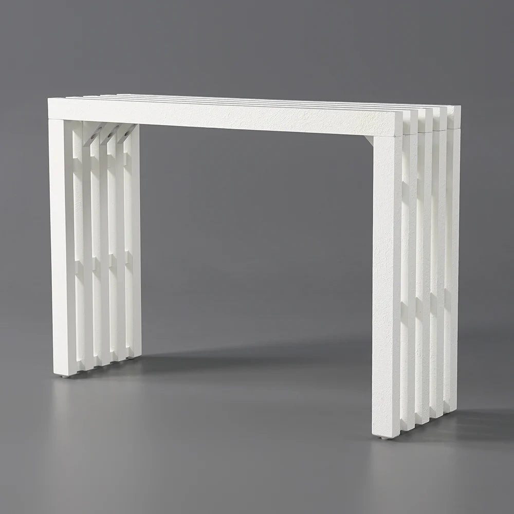 Mek White Console Table