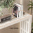 Mek White Console Table
