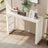 Mek White Console Table