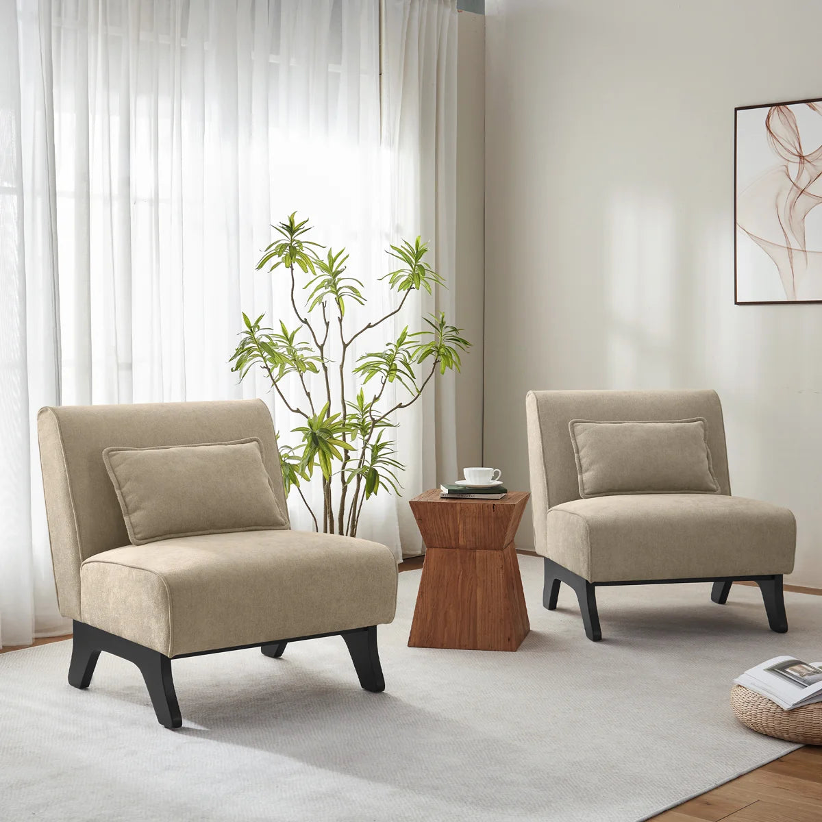 Milo Splayed-Leg Lounge Chair