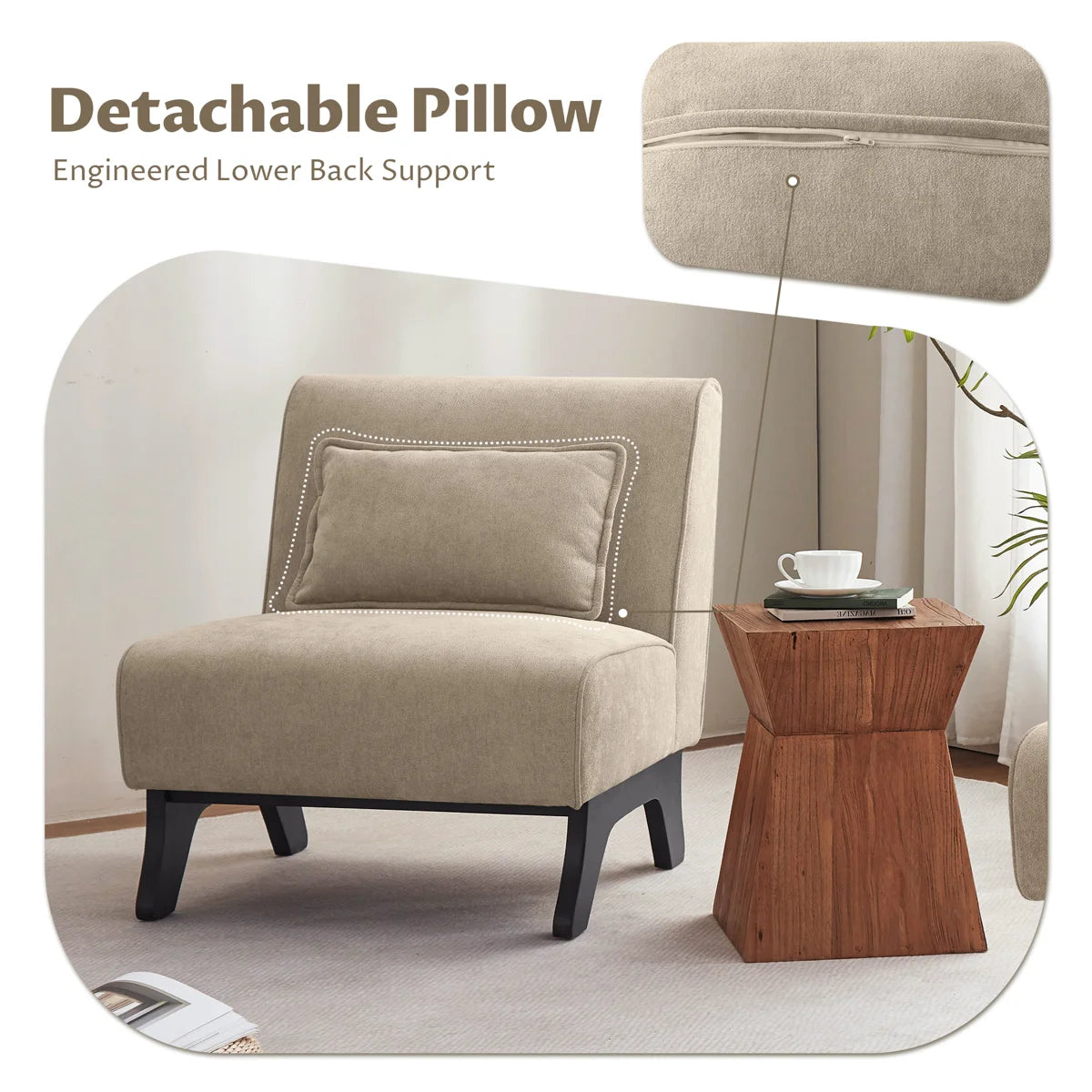 Milo Splayed-Leg Lounge Chair