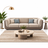 Dual-Tone Curved 3-Seater Sofa