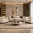 Modern Italian 5-Piece Living Room Sofa Suite (3-Seater & 2 Accent Armchairs)