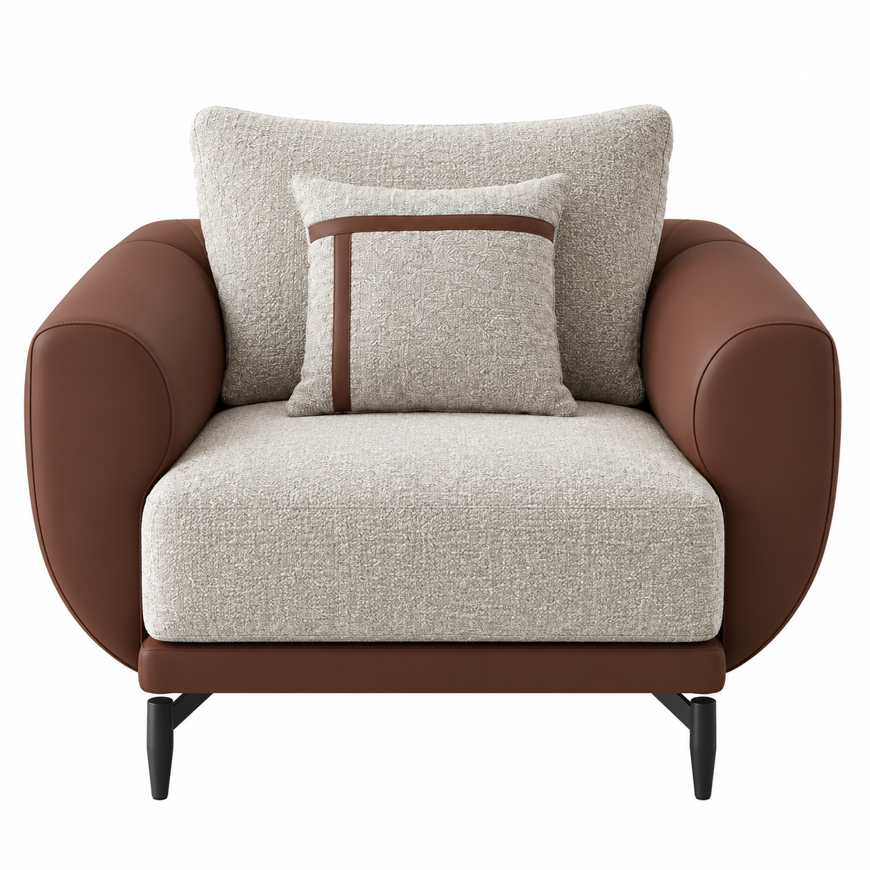 Modern Dual-Tone 5-Seater Sofa Set (3+1+1)