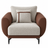 Modern Dual-Tone 5-Seater Sofa Set (3+1+1)