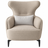 Modern Beige 5-Seater Sofa Set (3+1+1) with Adjustable Backrest Mechanism