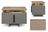Modern Luxury 5-Piece Bedroom Set with LED Glass Wardrobe & Shoe Rack