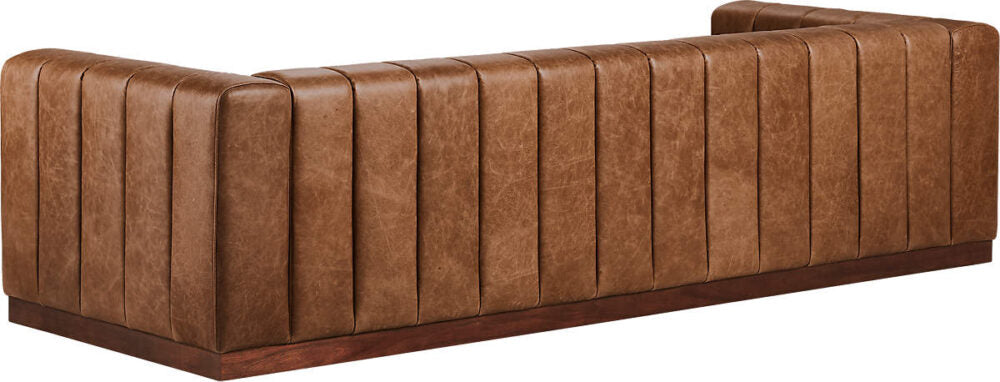 Montera Faux Leather Sofa