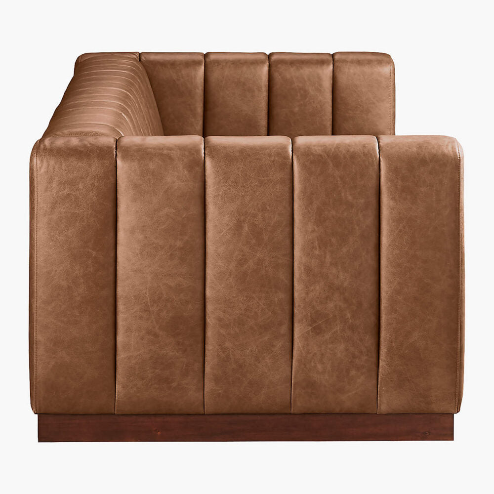 Montera Faux Leather Sofa