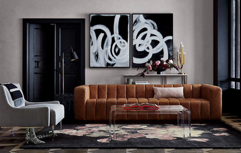 Montera Faux Leather Sofa