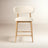 Merlin Upholstered Counter Stool with Solid Wood Frame