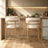 Merlin Upholstered Counter Stool with Solid Wood Frame