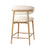 Merlin Upholstered Counter Stool with Solid Wood Frame